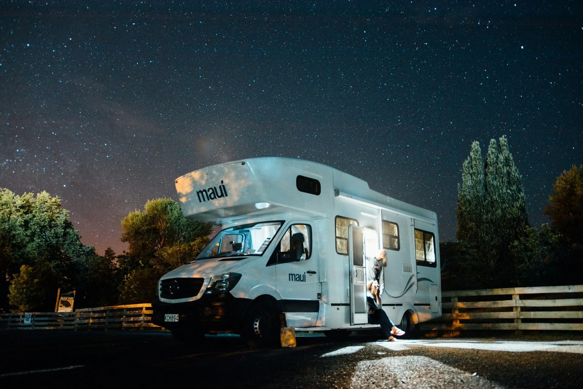 Camping-car nuit